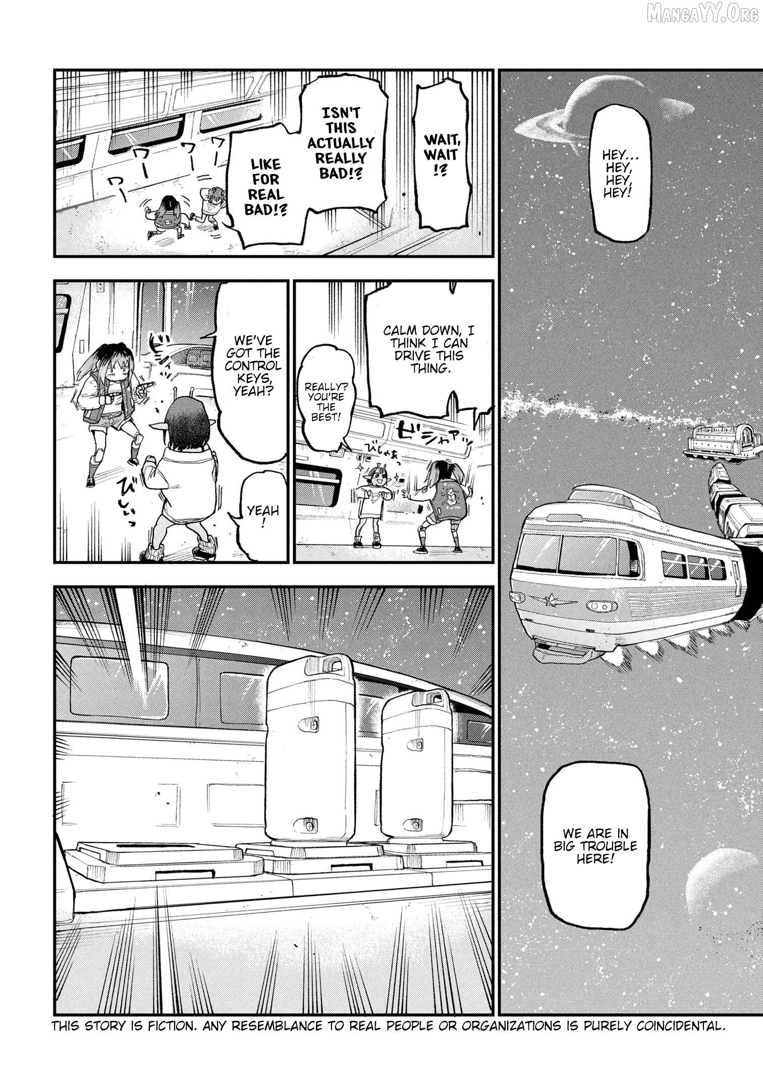 Ginga Tokkyuu – Milky Subway Chapter 4 - Page 2