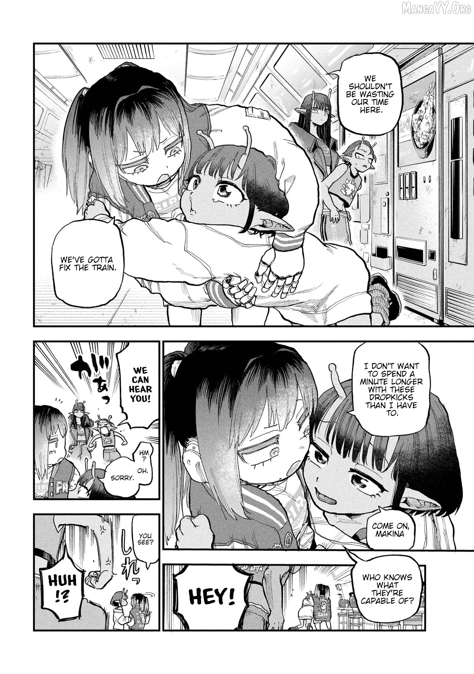 Ginga Tokkyuu – Milky Subway Chapter 4 - Page 8