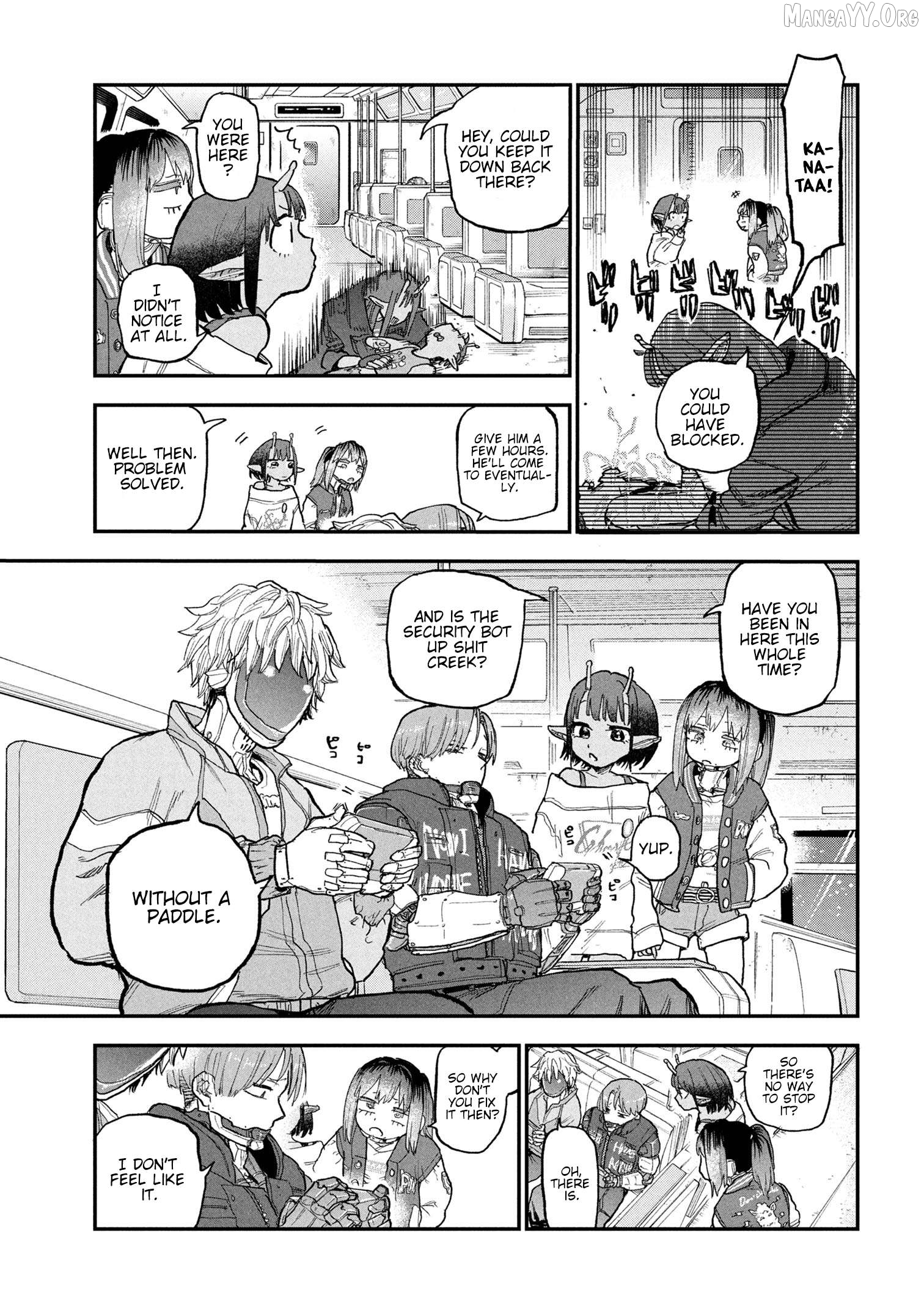 Ginga Tokkyuu – Milky Subway Chapter 5 - Page 5