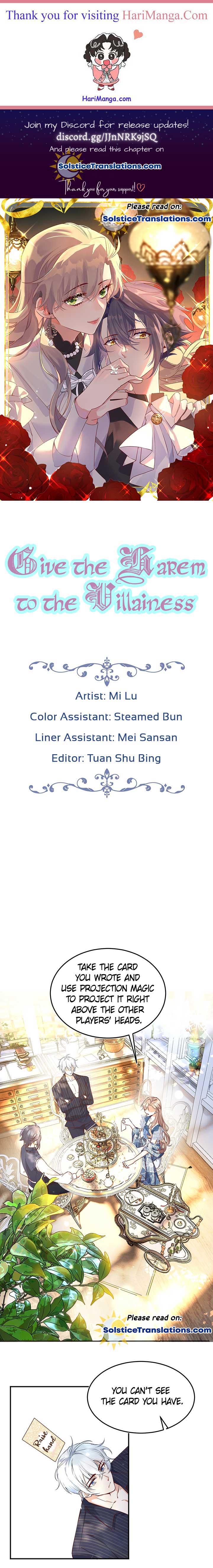 Give the Harem to the Villainess Chapter 7 - Page 1