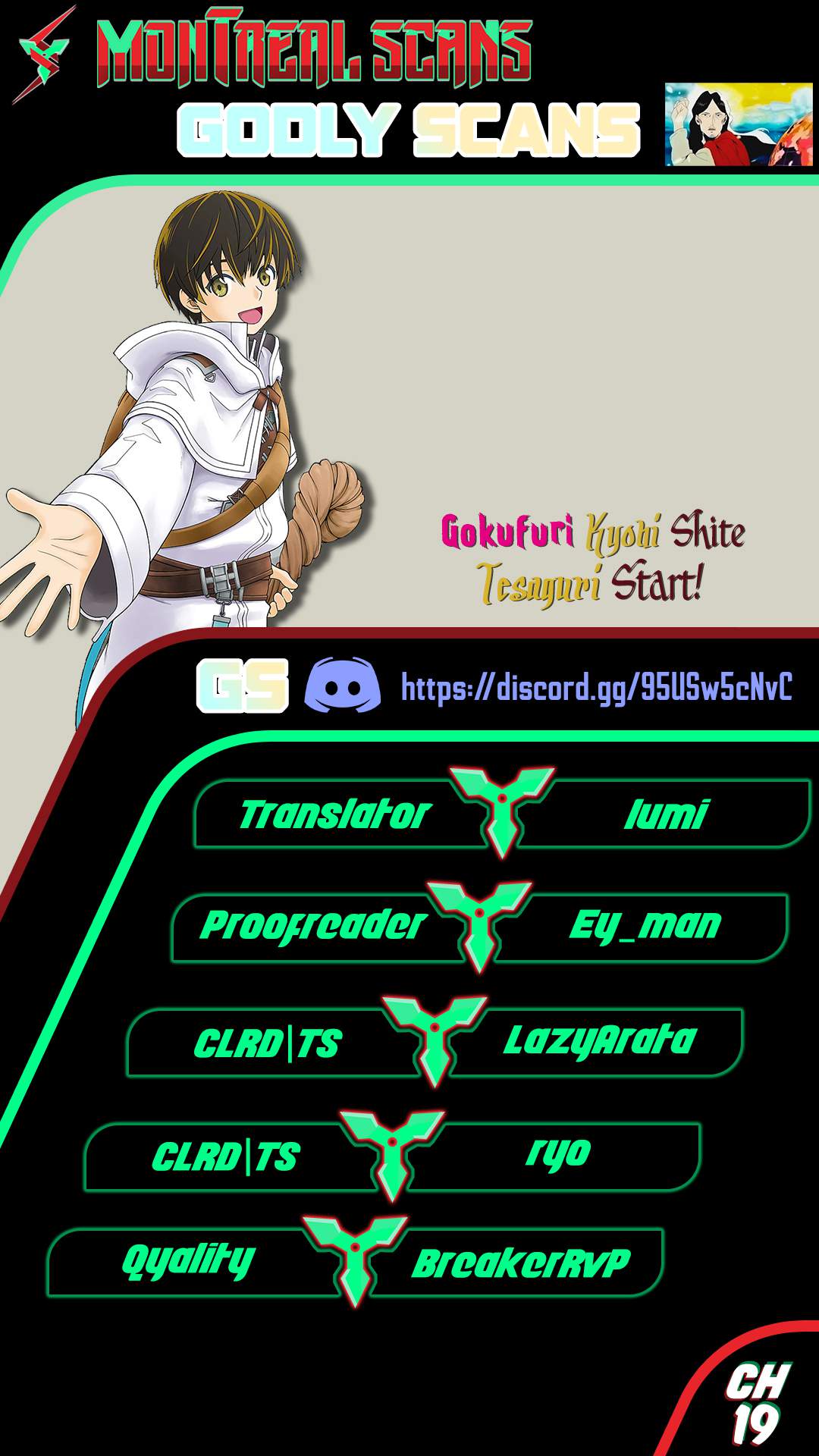 Gokufuri Kyohi Shite Tesaguri Start! Tokka Shinai Healer, Nakama to Wakarete Tabi ni Deru Chapter 19 - Page 1