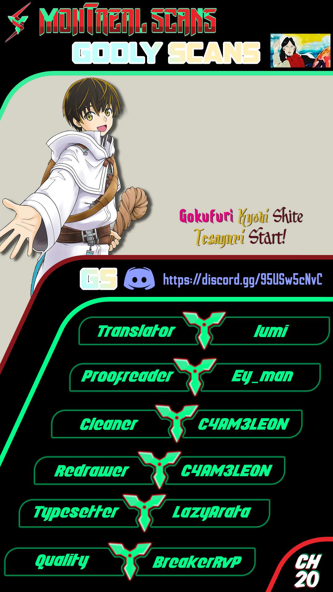 Gokufuri Kyohi Shite Tesaguri Start! Tokka Shinai Healer, Nakama to Wakarete Tabi ni Deru Chapter 20 - Page 1