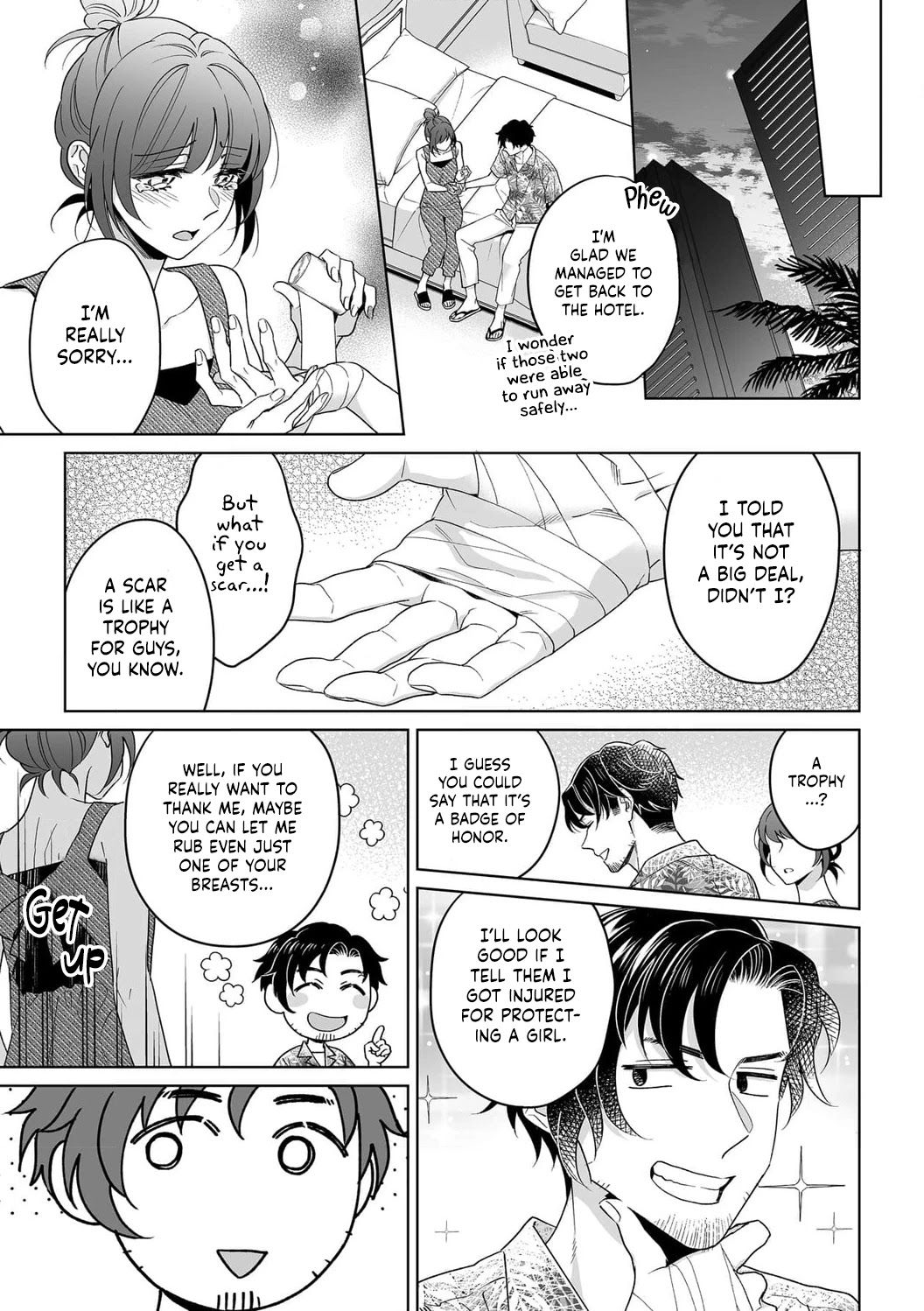 Goukon Aite wa Nikushoku Keikan?! Chapter 34 - Page 17