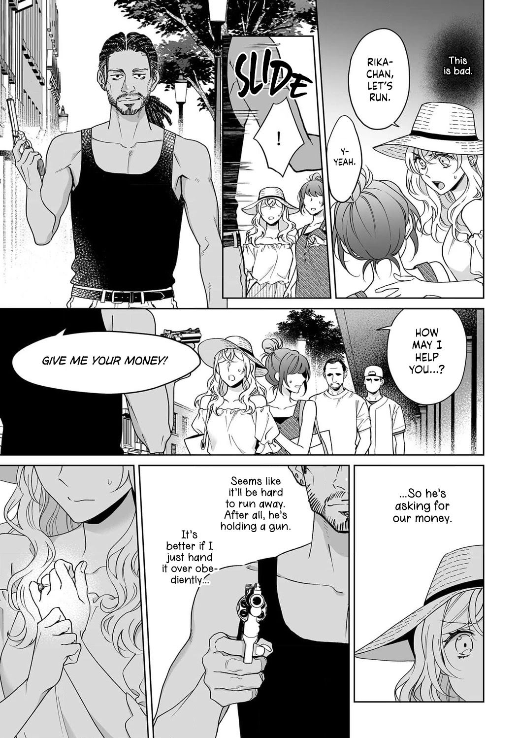 Goukon Aite wa Nikushoku Keikan?! Chapter 34 - Page 9