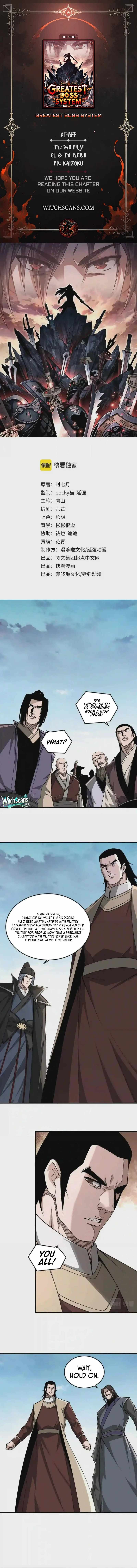 Greatest Boss System Chapter 233 - Page 1