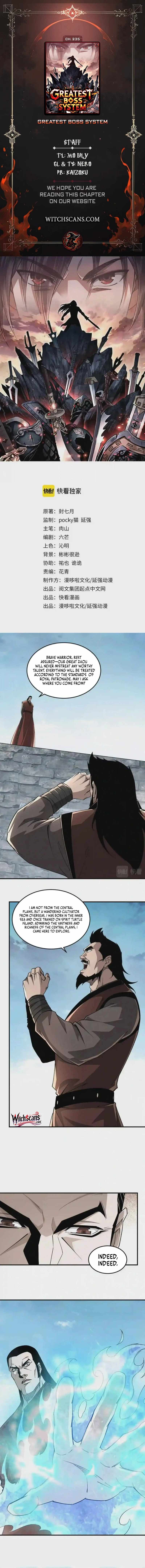 Greatest Boss System Chapter 235 - Page 1