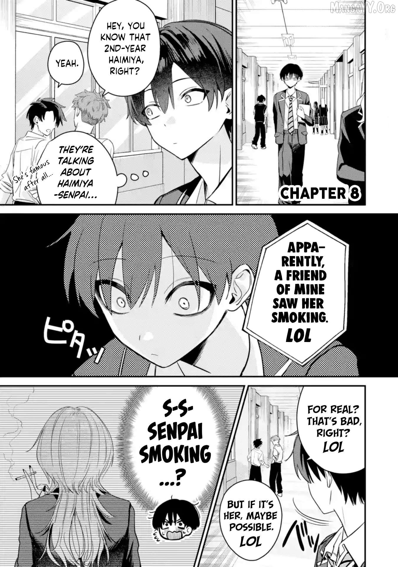 Haimiya-senpai wa Kowakute Kawaii Chapter 8 - Page 2