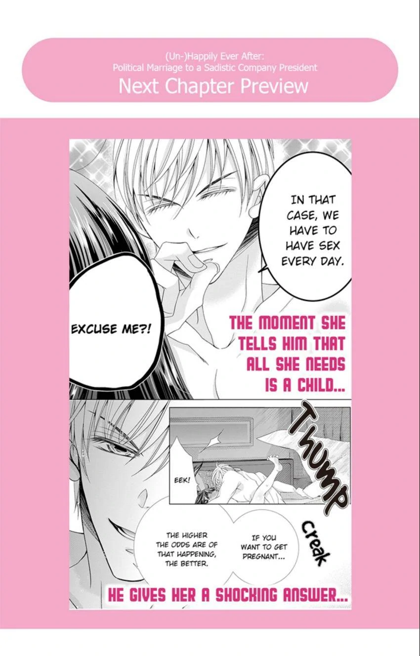 Happily Ever After: Political Marriage to a Sadistic Company President Chapter 1 - Page 36