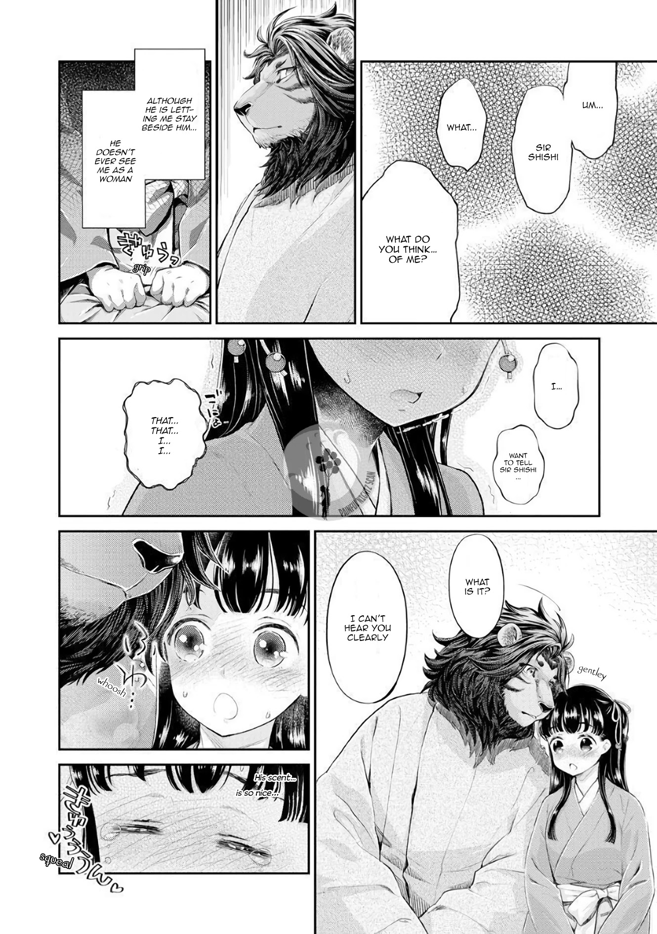 Heian Juukon Monogatari ~Juujin Danna-sama wa Shojo Hanayome wo Amaku Torokasu~ Chapter 1 - Page 17