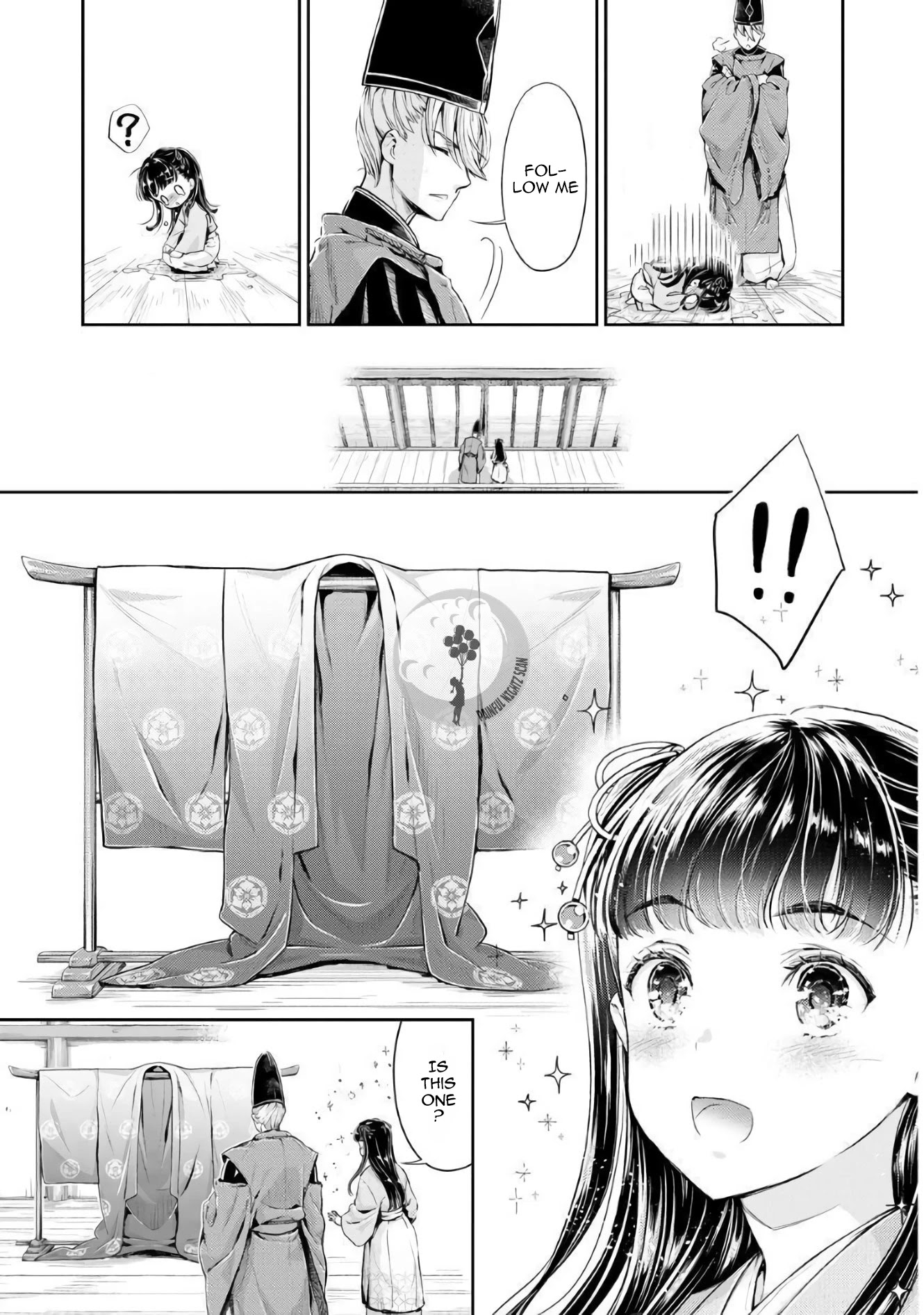 Heian Juukon Monogatari ~Juujin Danna-sama wa Shojo Hanayome wo Amaku Torokasu~ Chapter 3 - Page 9