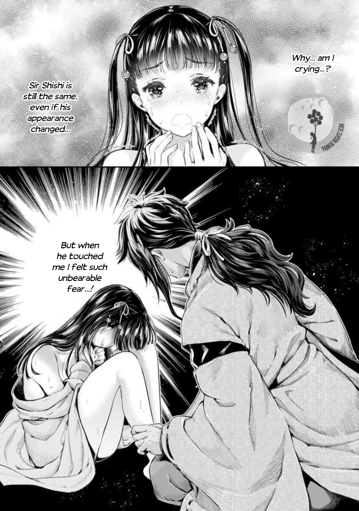 Heian Juukon Monogatari ~Juujin Danna-sama wa Shojo Hanayome wo Amaku Torokasu~ Chapter 4 - Page 28