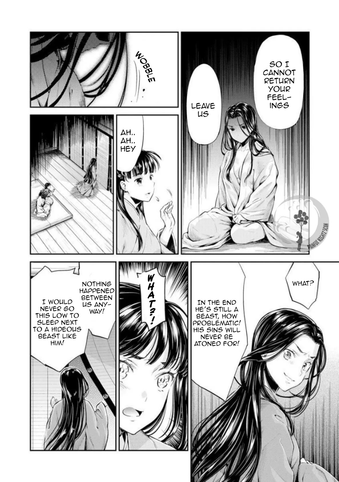 Heian Juukon Monogatari ~Juujin Danna-sama wa Shojo Hanayome wo Amaku Torokasu~ Chapter 6 - Page 10