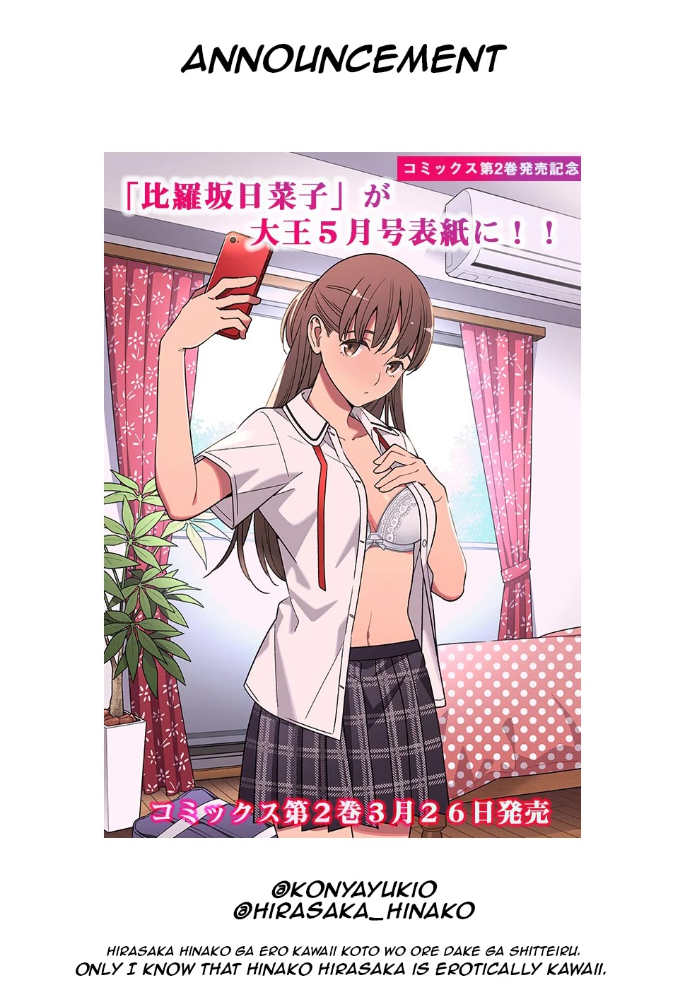 Hirasaka Hinako ga Ero Kawaii koto wo Ore dake ga Shitteiru Chapter 9.5 - Page 20