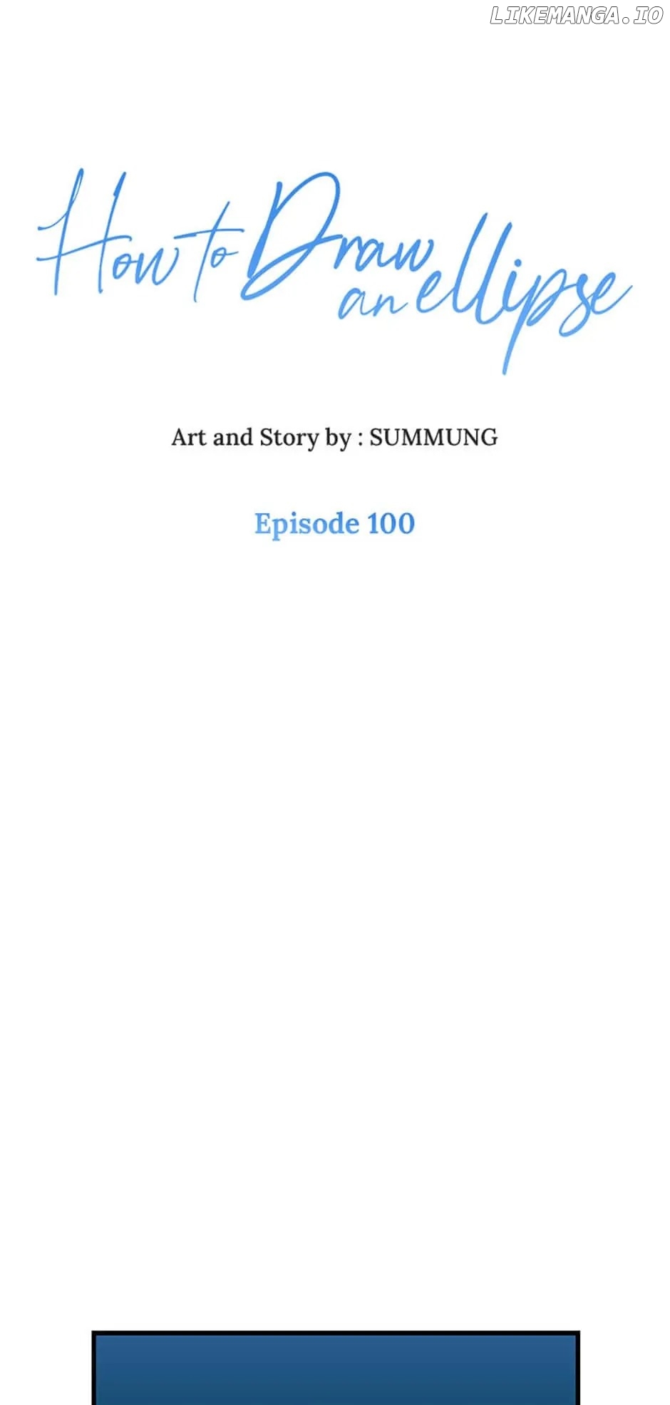 How to Draw an Ellipse Chapter 100 - Page 1