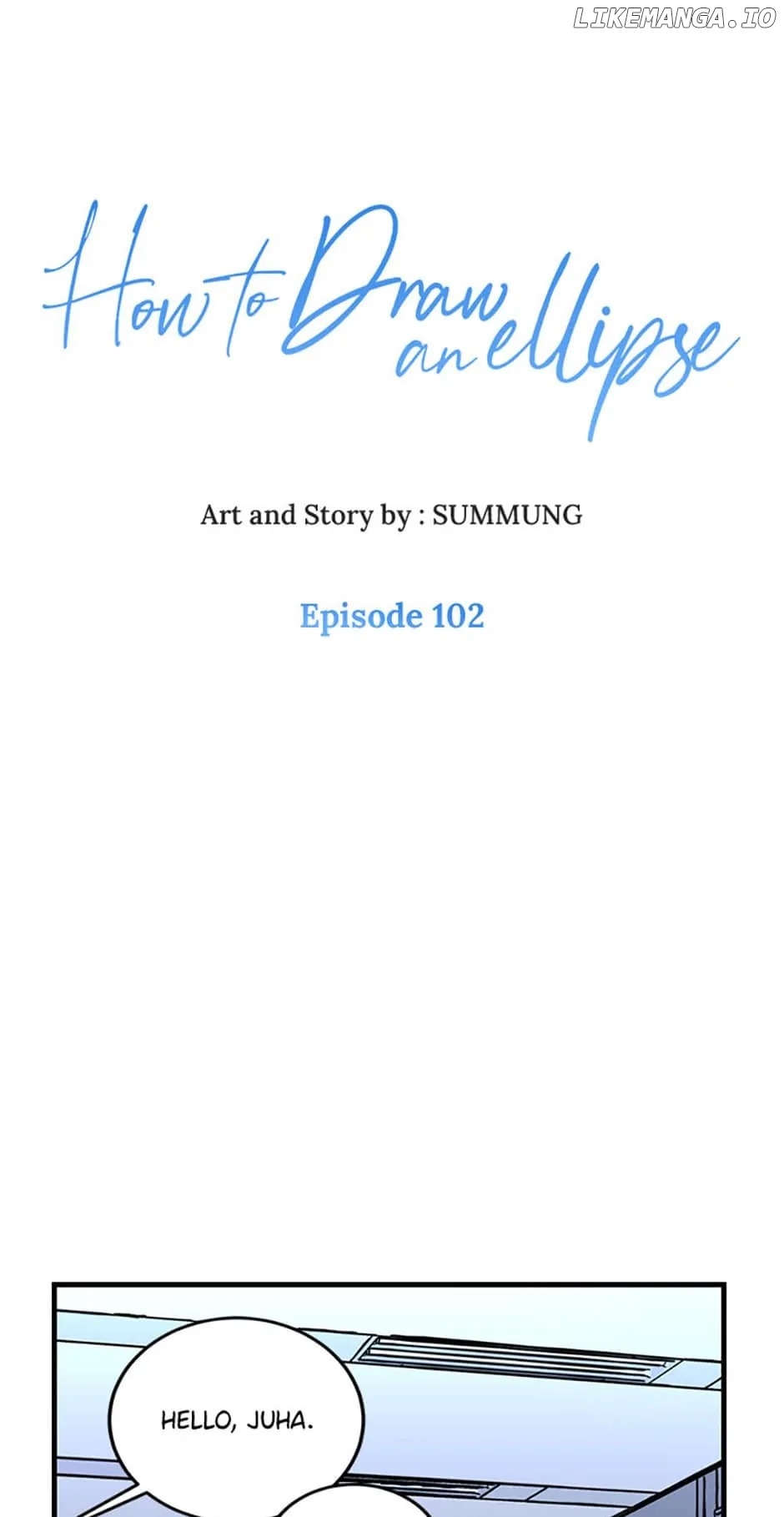 How to Draw an Ellipse Chapter 102 - Page 1