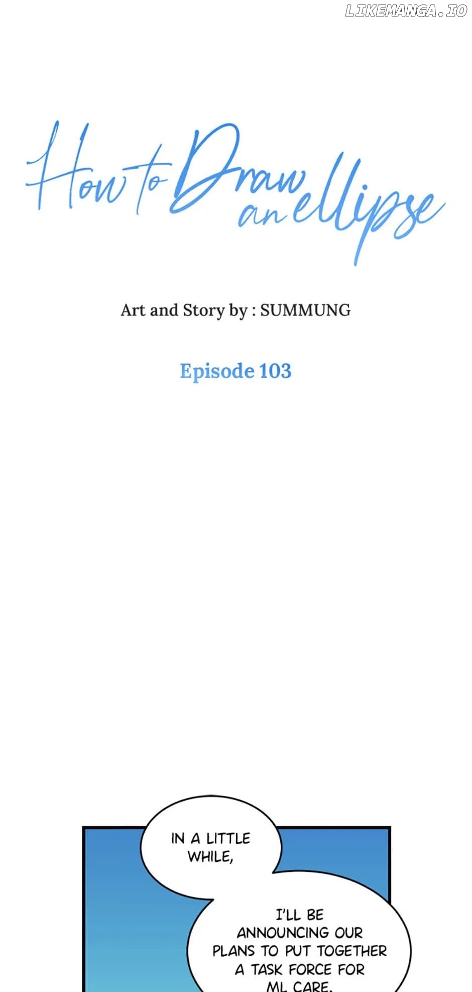 How to Draw an Ellipse Chapter 103 - Page 1