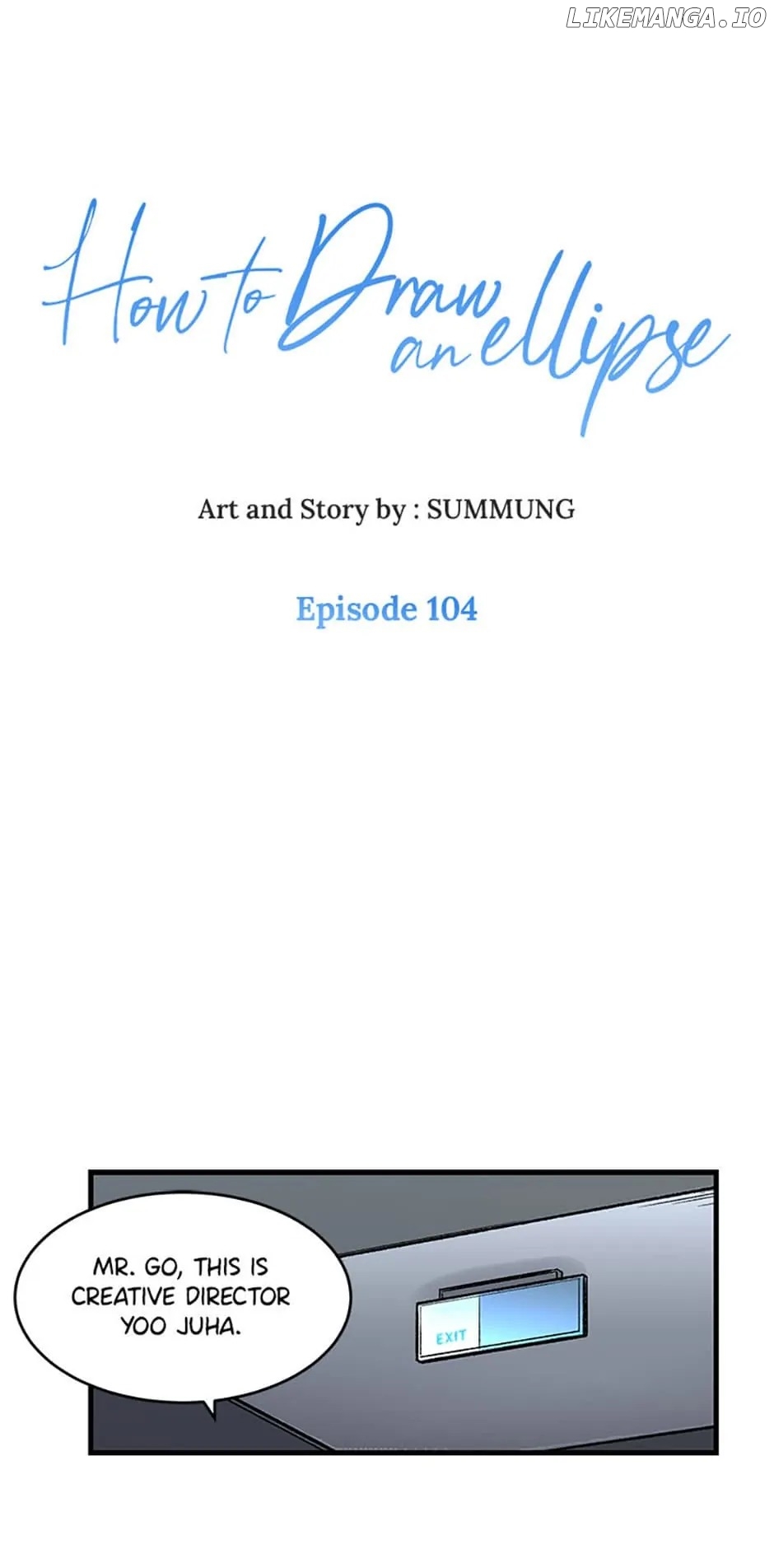 How to Draw an Ellipse Chapter 104 - Page 1