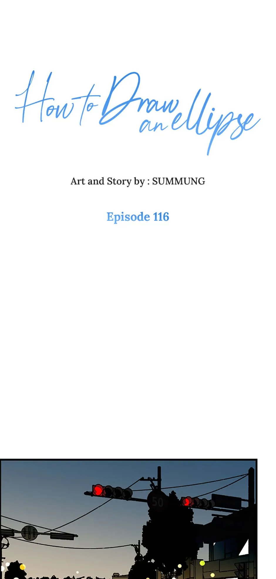 How to Draw an Ellipse Chapter 116 - Page 1