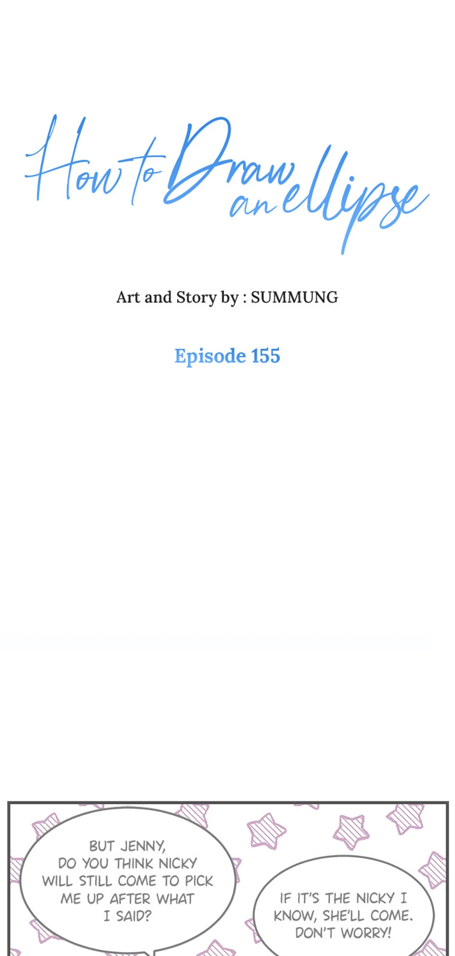 How to Draw an Ellipse Chapter 155 - Page 1