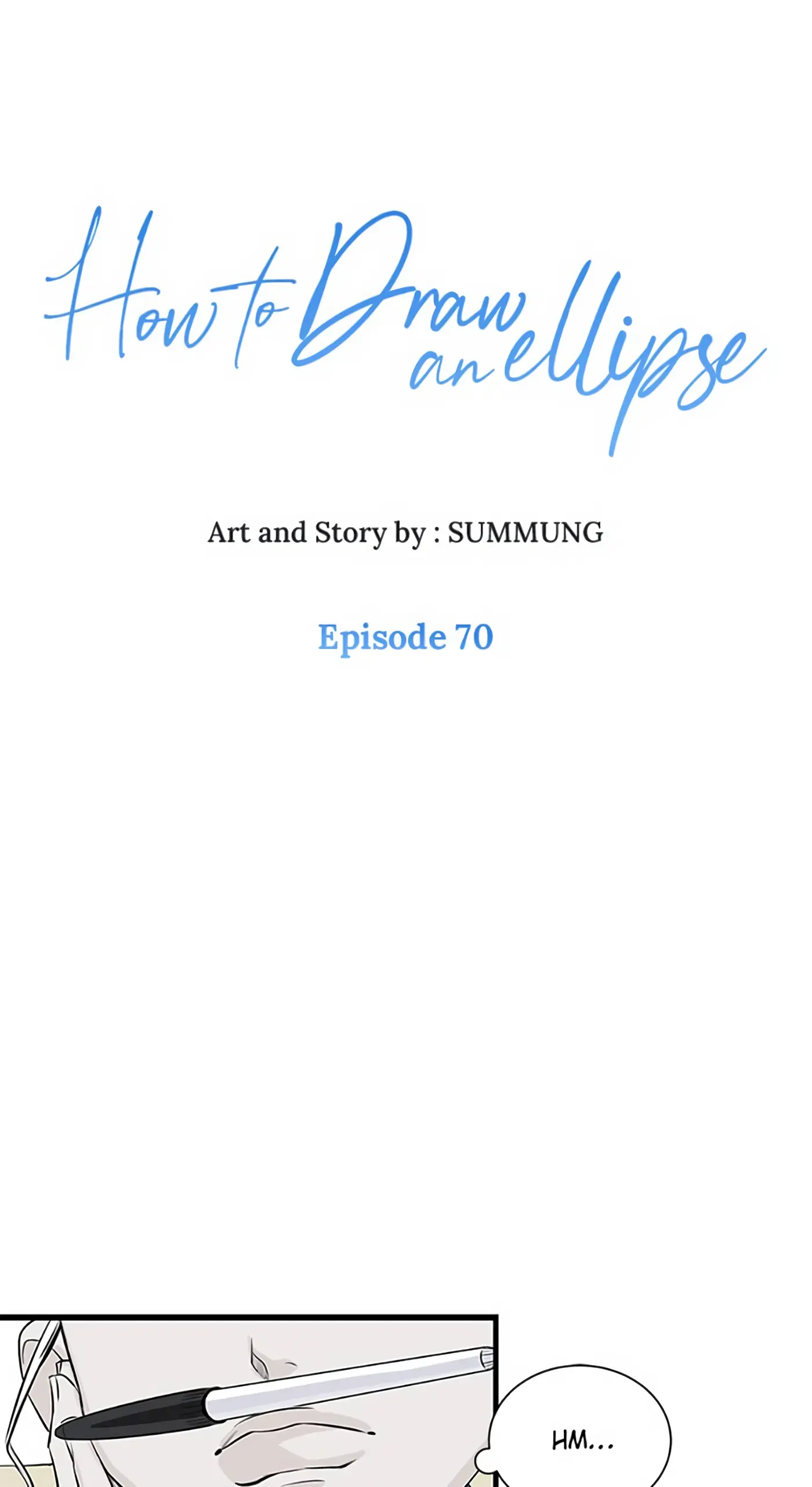 How to Draw an Ellipse Chapter 70 - Page 1