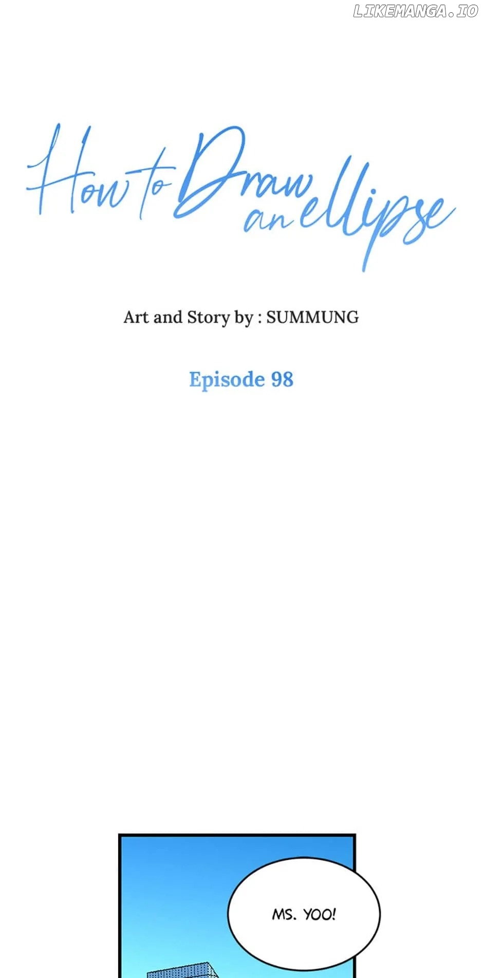 How to Draw an Ellipse Chapter 98 - Page 1