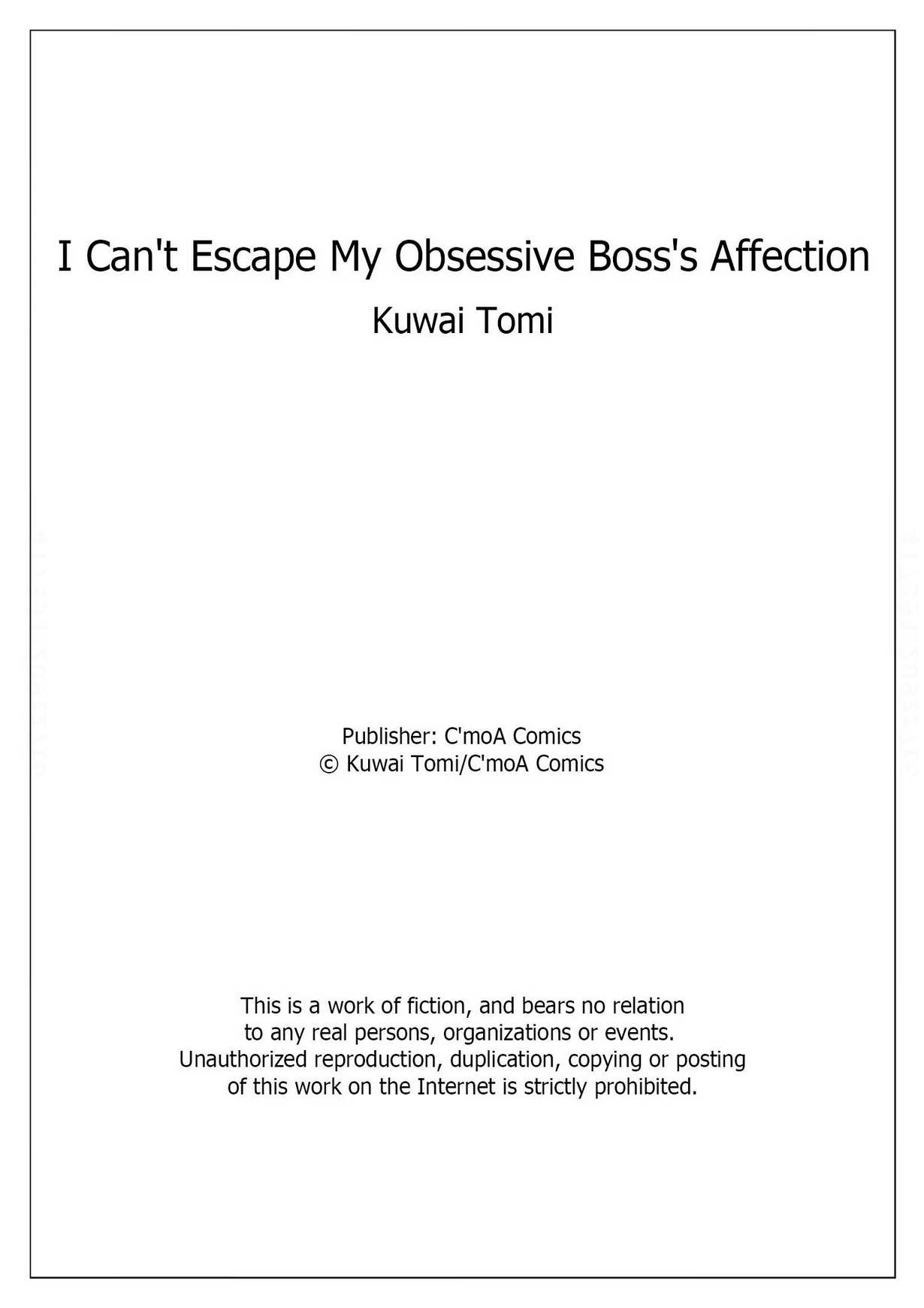 I Can’t Escape My Obsessive Boss’s Affection Chapter 1 - Page 35