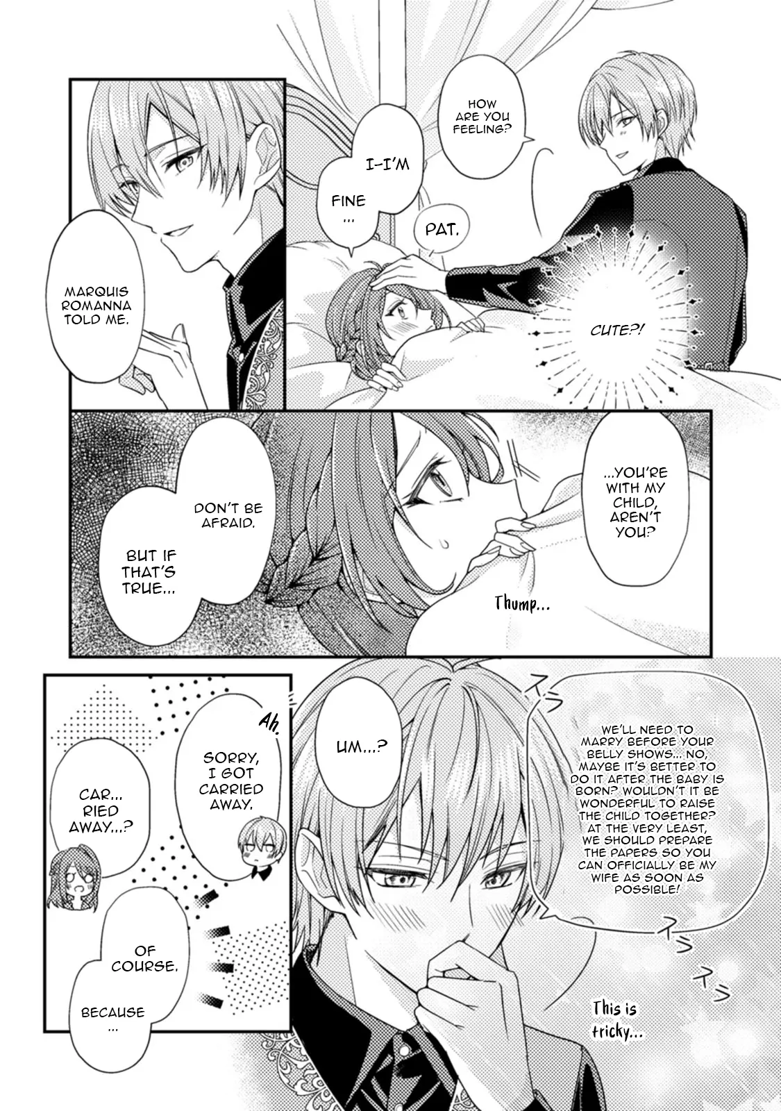 I Got Pregnant Before the Heroine Arrived ~I Was Supposed to Be a Doomed Villainess, but Apparently That’s Not the Case~ Chapter 1 - Page 14