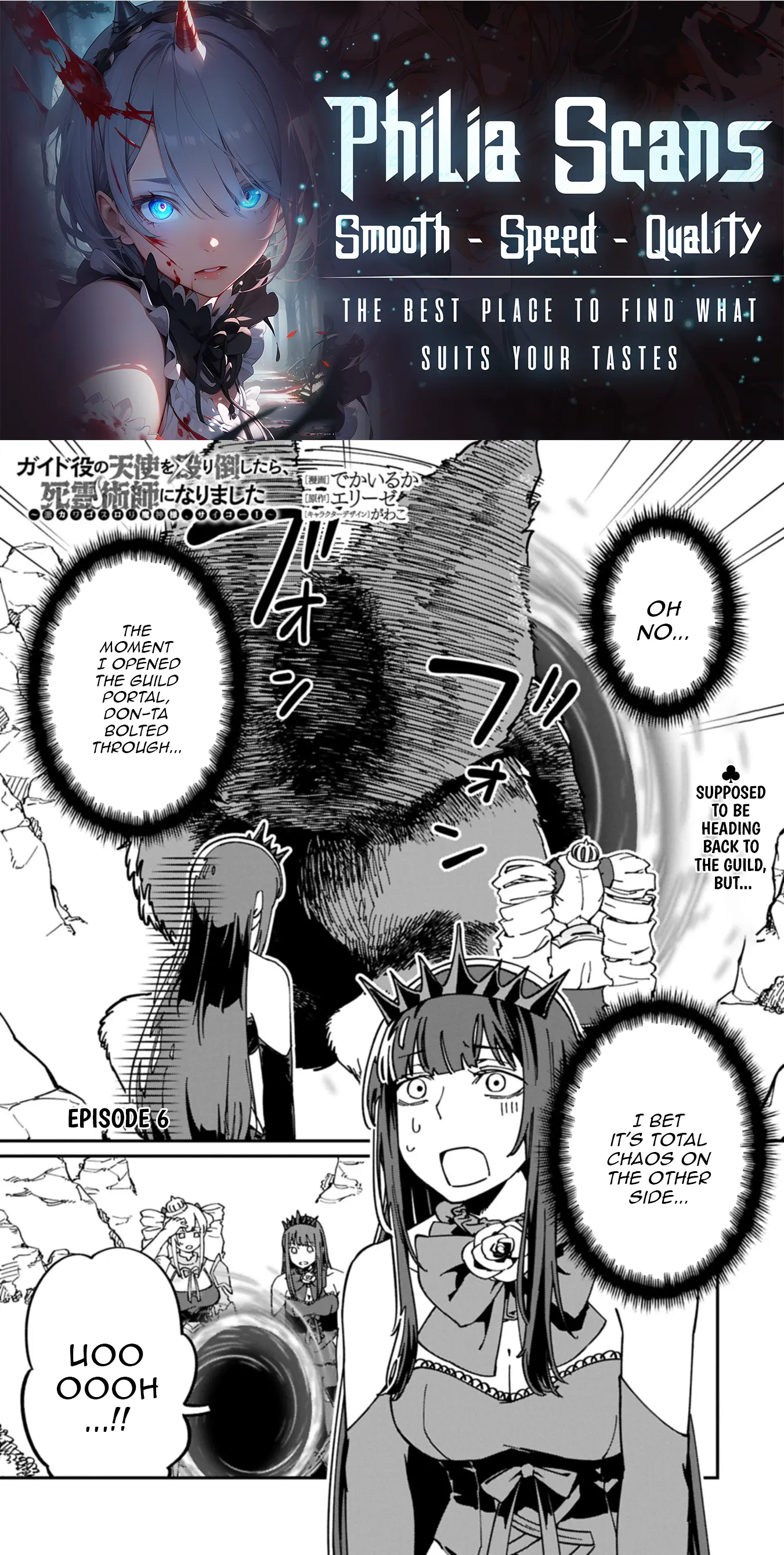 I Punched the Angel Who Was Supposed to Guide Me, and Became a Necromancer – Super Cute Gothic Loli Demon Lord, You’re the Best! Chapter 6.1 - Page 1