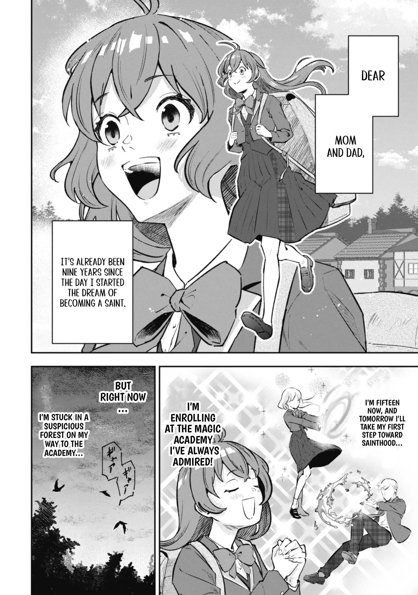 I Want to Be a Saintess, but I Can Only Use Offensive Magic! Chapter 1 - Page 5