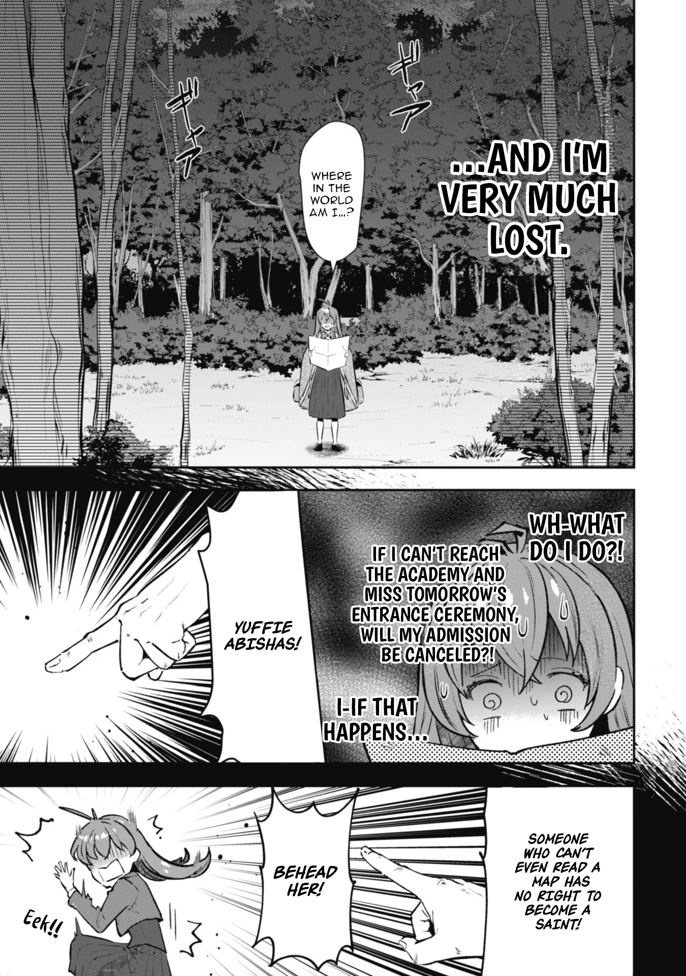 I Want to Be a Saintess, but I Can Only Use Offensive Magic! Chapter 1 - Page 6