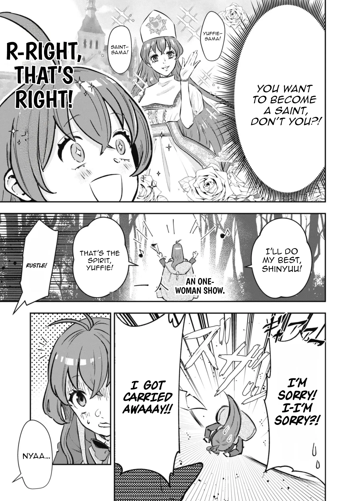 I Want to Be a Saintess, but I Can Only Use Offensive Magic! Chapter 1 - Page 10