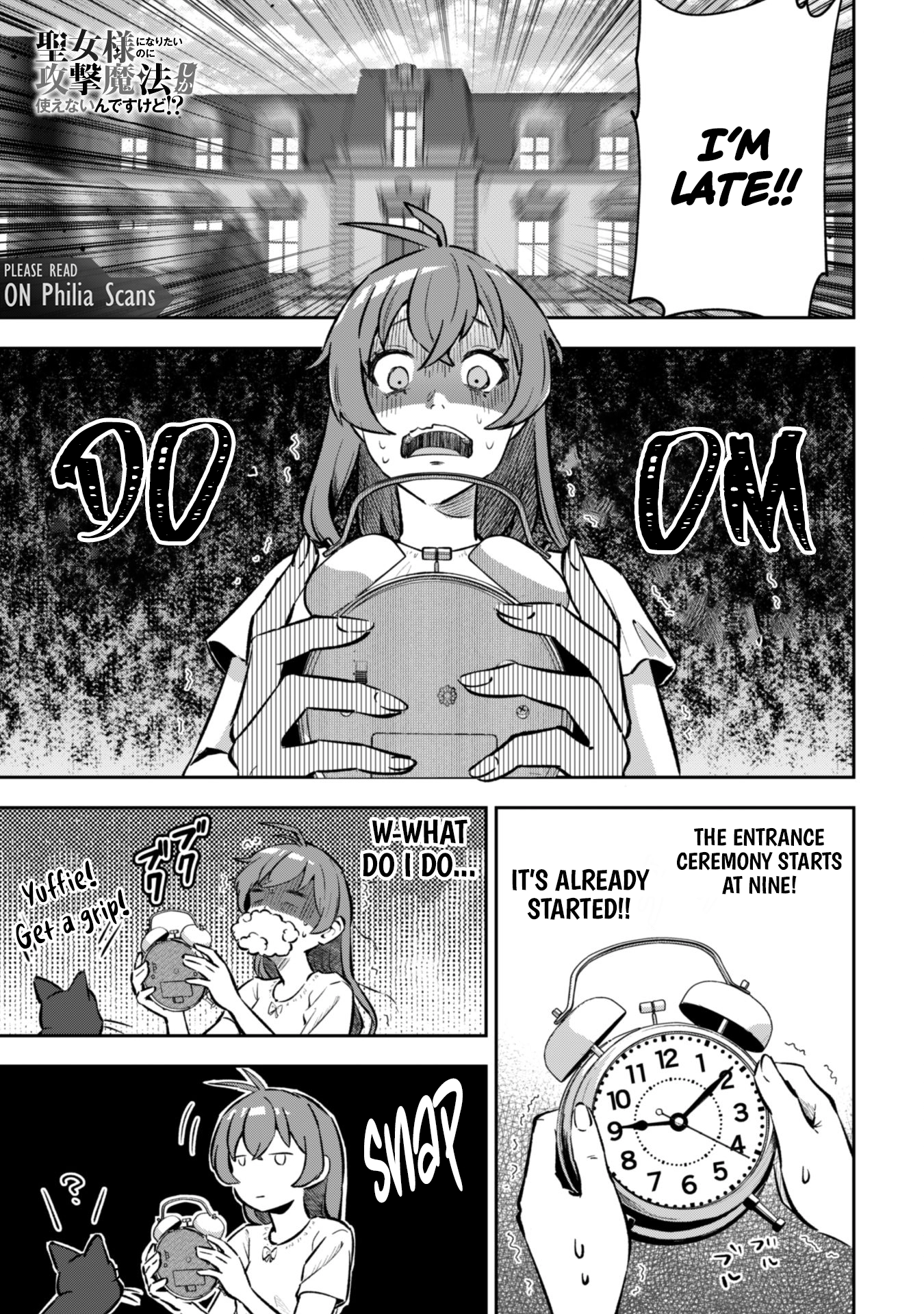 I Want to Be a Saintess, but I Can Only Use Offensive Magic! Chapter 3 - Page 1