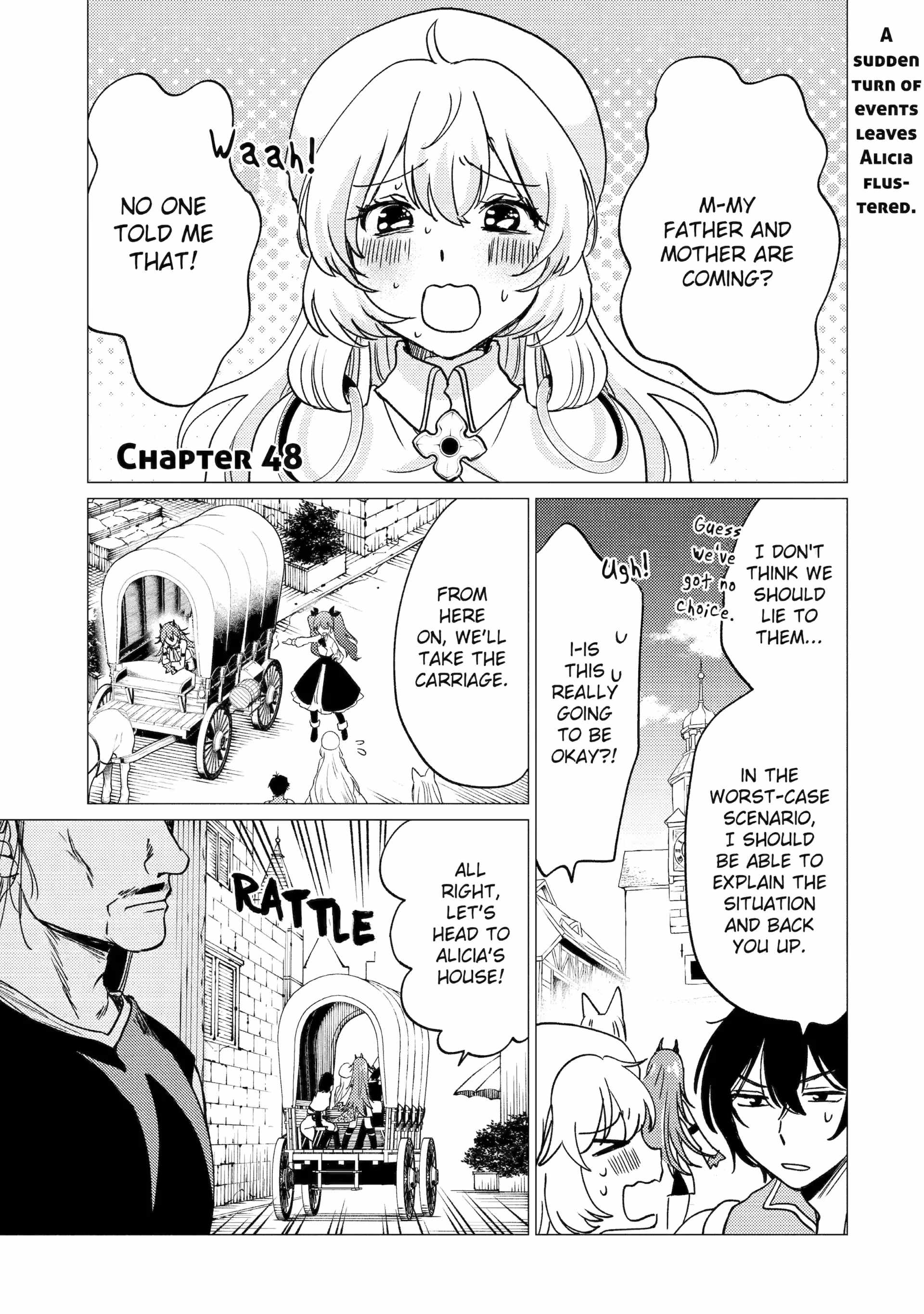 I’m Glad They Kicked Me from the Hero’s Party… but Why’re You Following Me, Great Saintess? Chapter 48 - Page 1