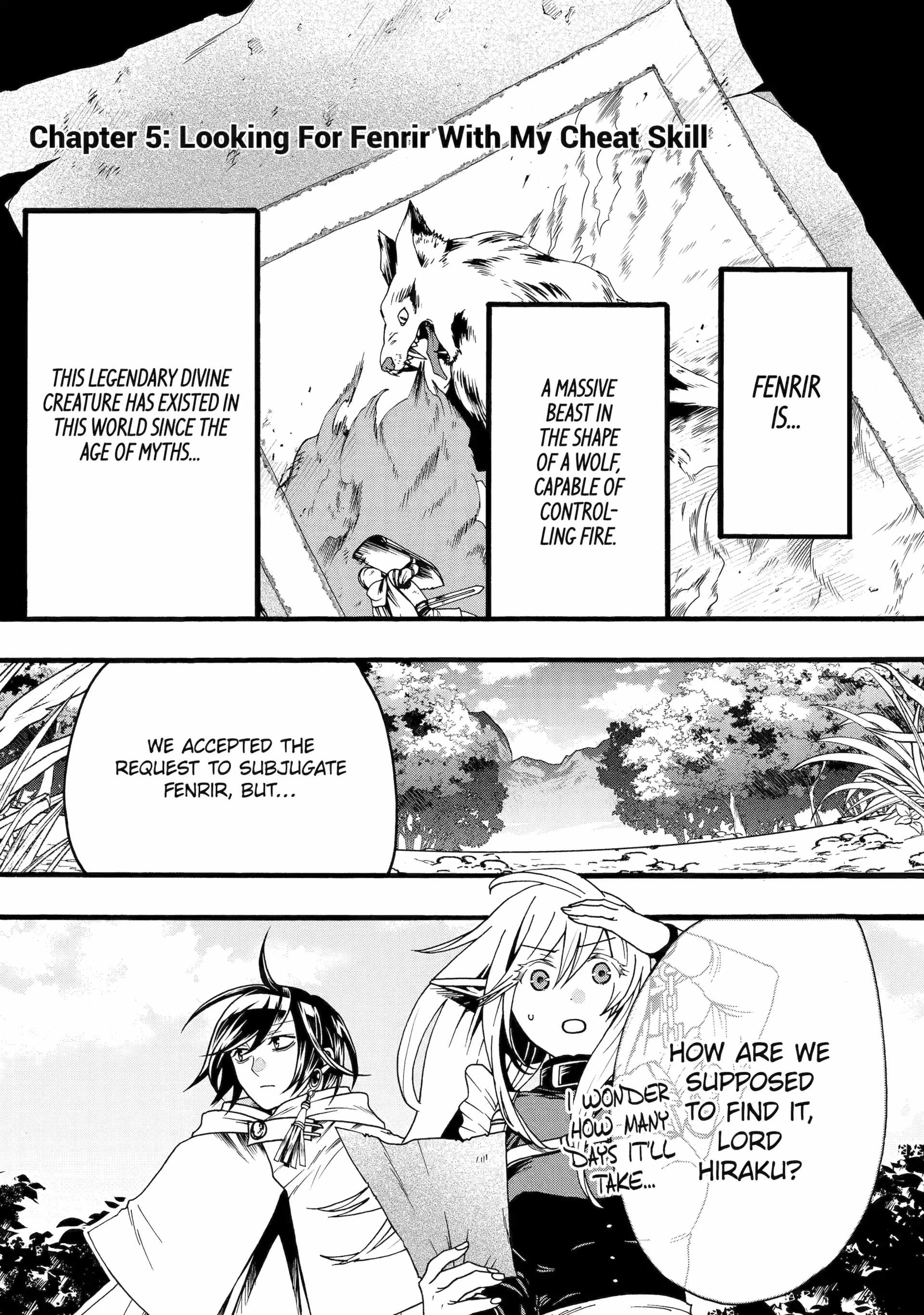 I’m the Only One Who Can Open the Status Window ~In a World Where I’m the Only One Who Can See Statuses, I Can Choose All the Cheat Skills and S-Rank Items I Want~ Chapter 5.1 - Page 1