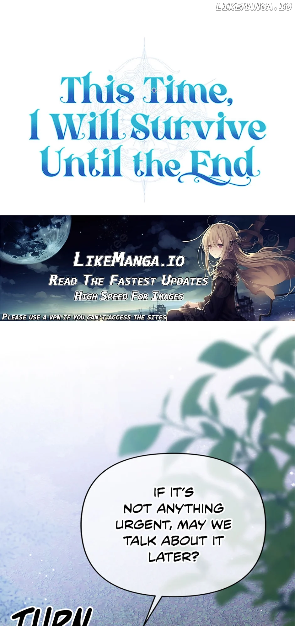 In This Life, I Will Survive Until the End Chapter 27 - Page 1