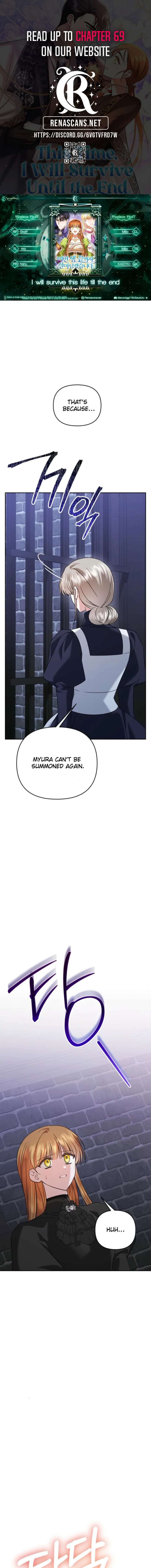 In This Life, I Will Survive Until the End Chapter 55 - Page 1