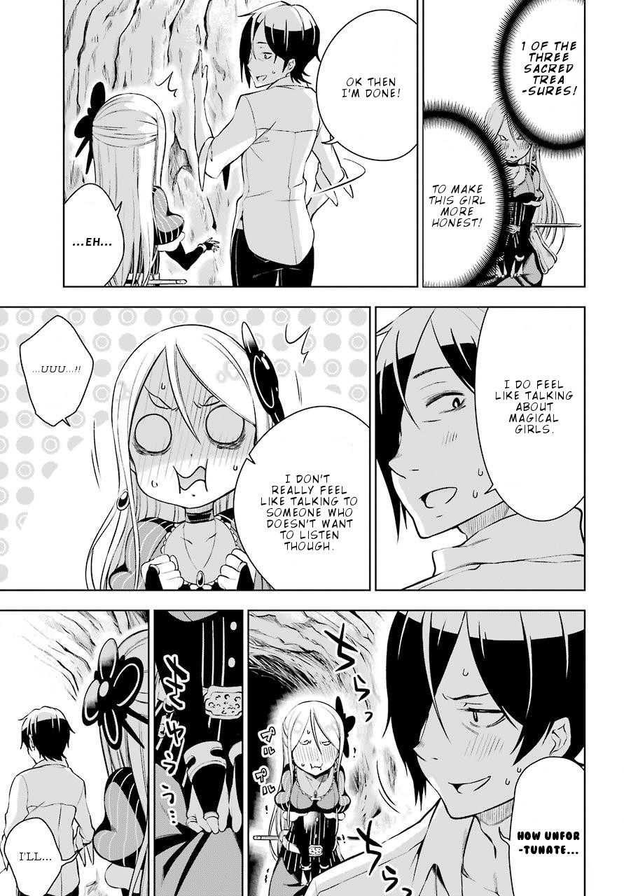 Isekai de Saikyou no Tsue ni Tensei shita Ore ga Iyagaru Shoujo wo Muriyari Mahou Shoujo ni P suru! Chapter 11 - Page 17