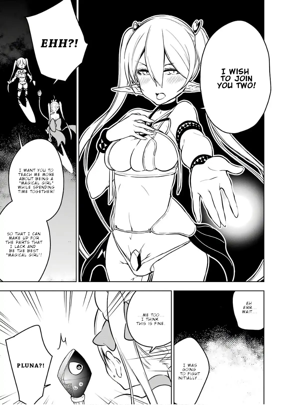 Isekai de Saikyou no Tsue ni Tensei shita Ore ga Iyagaru Shoujo wo Muriyari Mahou Shoujo ni P suru! Chapter 15 - Page 38