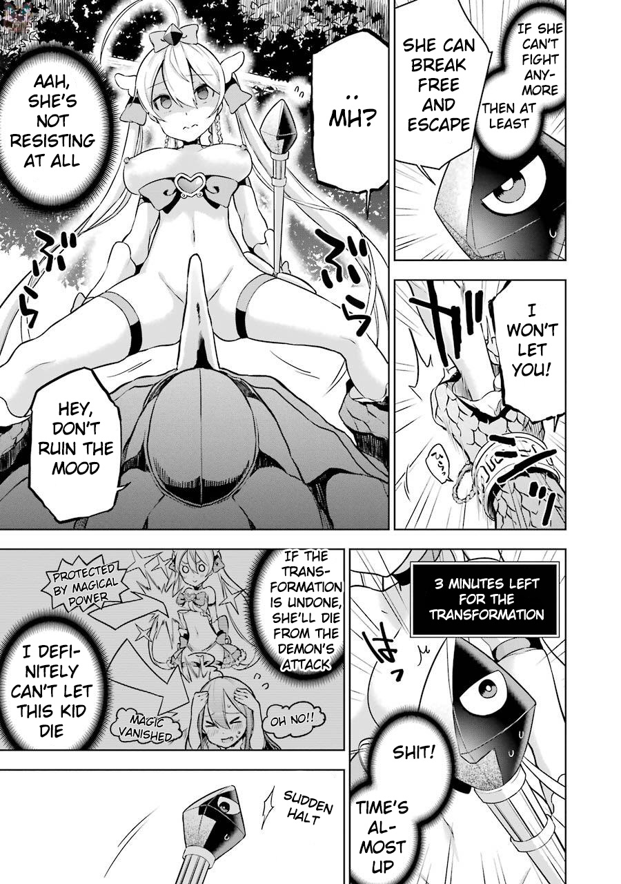 Isekai de Saikyou no Tsue ni Tensei shita Ore ga Iyagaru Shoujo wo Muriyari Mahou Shoujo ni P suru! Chapter 3 - Page 35