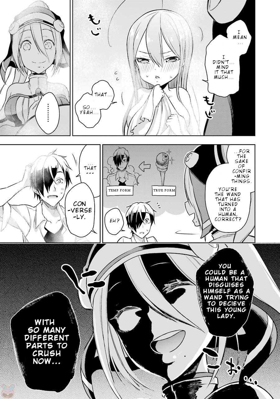 Isekai de Saikyou no Tsue ni Tensei shita Ore ga Iyagaru Shoujo wo Muriyari Mahou Shoujo ni P suru! Chapter 5 - Page 14