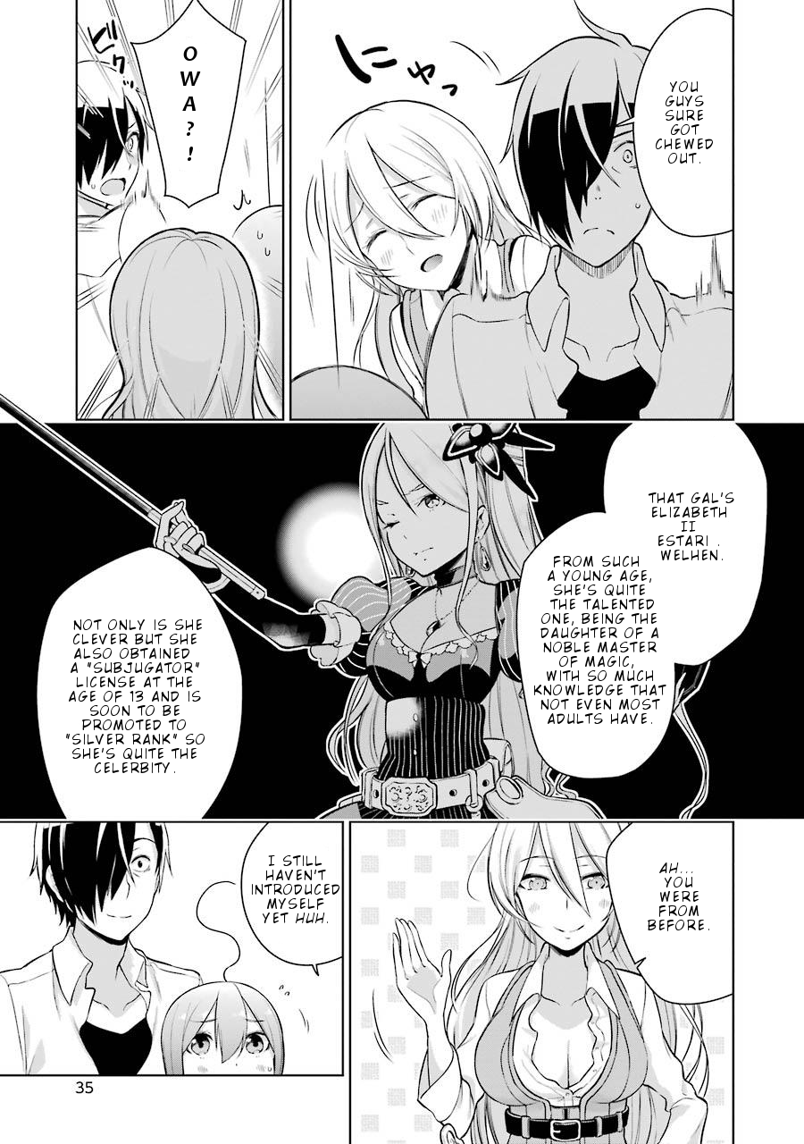 Isekai de Saikyou no Tsue ni Tensei shita Ore ga Iyagaru Shoujo wo Muriyari Mahou Shoujo ni P suru! Chapter 5 - Page 38