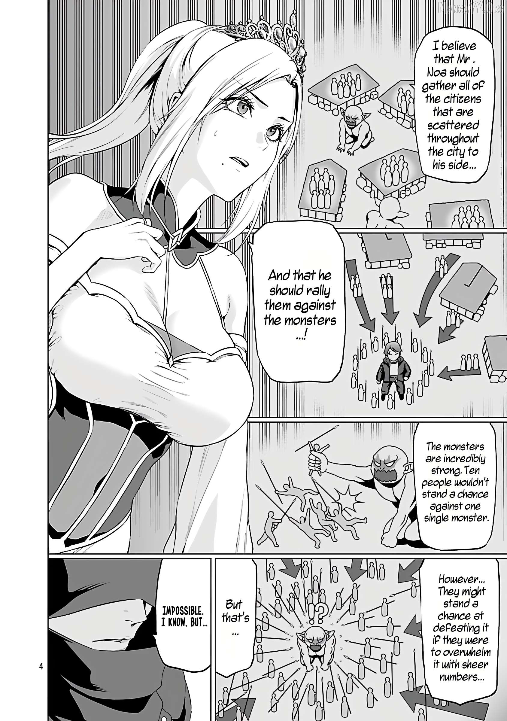 Isekai H Eiyuuden ~Bishoujo Senshi-tachi wa Saikyou Gunshi no Muchana Onegai ni Sakaraenai~ Chapter 5.1 - Page 4
