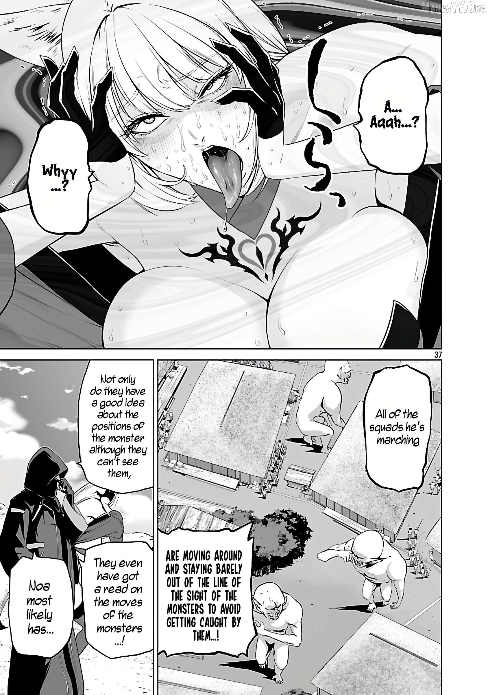 Isekai H Eiyuuden ~Bishoujo Senshi-tachi wa Saikyou Gunshi no Muchana Onegai ni Sakaraenai~ Chapter 5.1 - Page 37