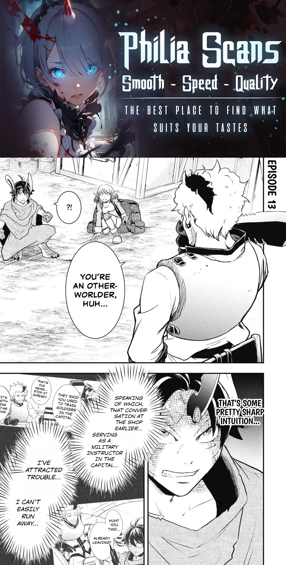 Isekai Makui ~Oukoku ni Suterareta Mamono Kurai no Hangyakutan Chapter 13 - Page 1