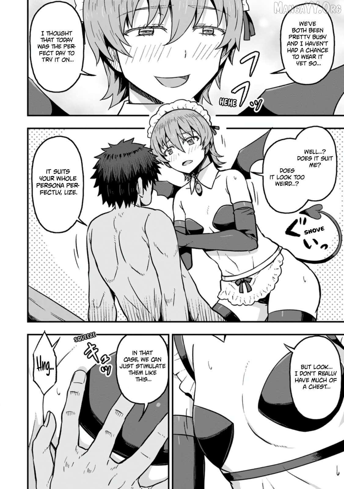 Isekai Saikyou no Yome desu ga, Yoru no Tatakai wa Ore no Hou ga Tsuyoi You desu: Chiryaku o Ikashite Nariagaru Harem Senki Chapter 27 - Page 6