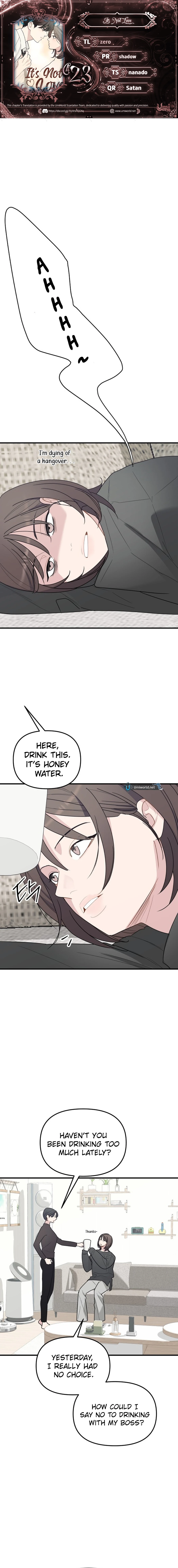 It’s Not Love Chapter 23 - Page 1