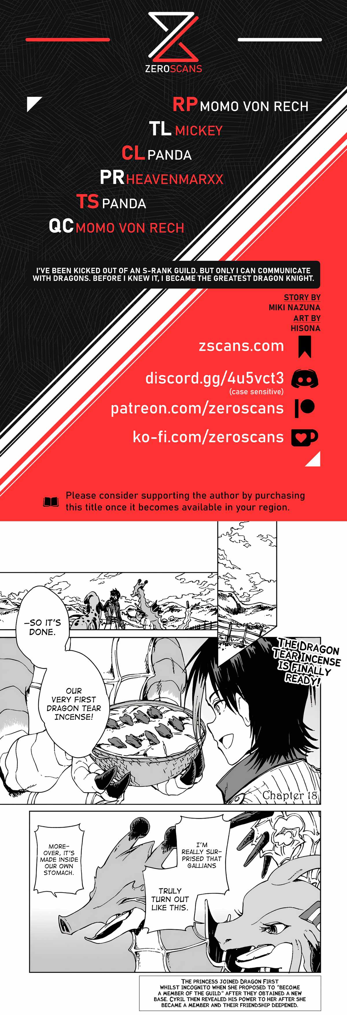 I’ve Been Kicked Out of an S-Rank Guild. But Only I Can Communicate With Dragons. Before I Knew It, I Became the Greatest Dragon Knight Chapter 18 - Page 1