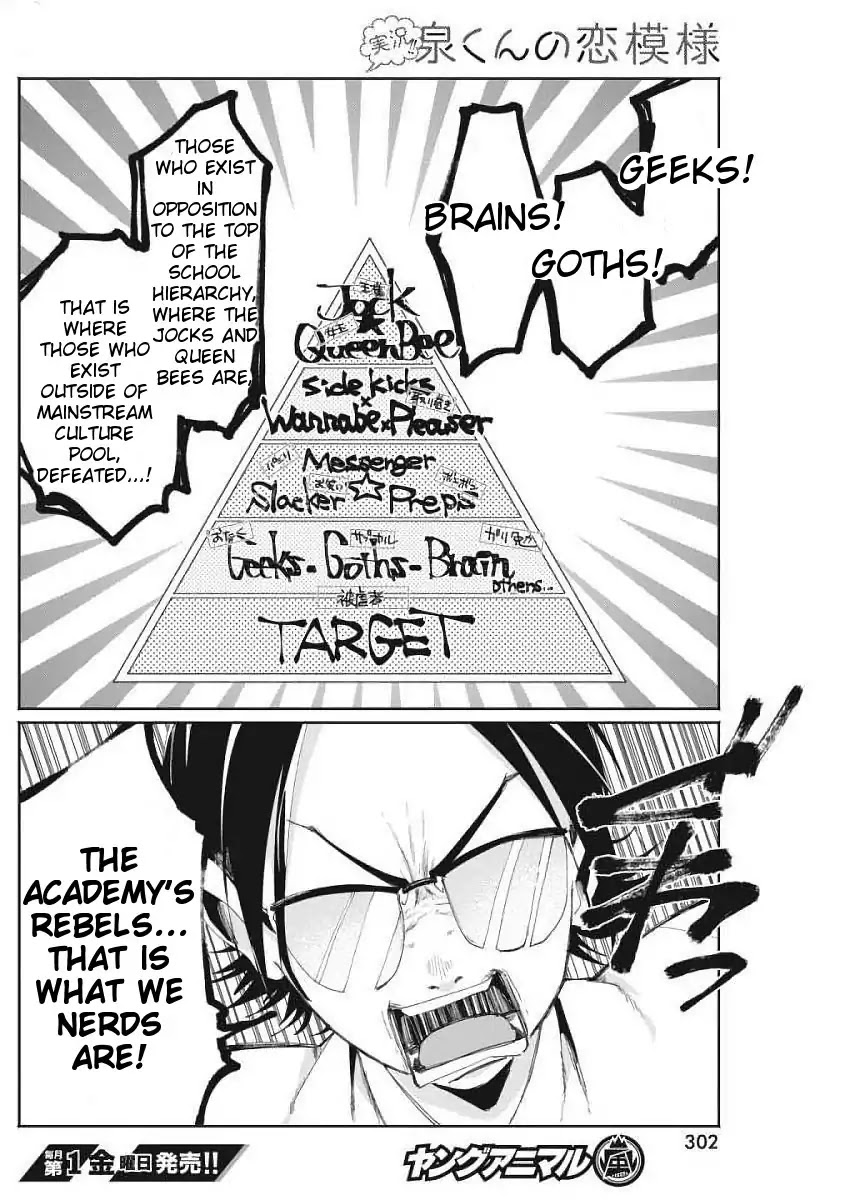 Jikkyou!! Izumi-kun no Koi Moyou Chapter 12 - Page 21