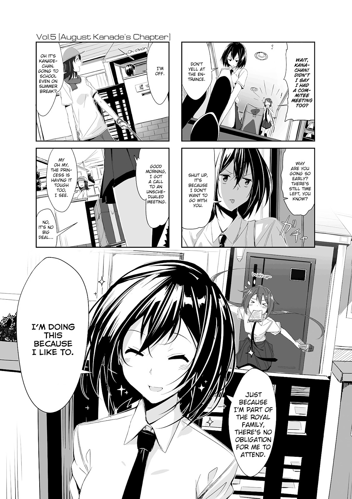 Joukamachi no Dandelion Chapter 5 - Page 1