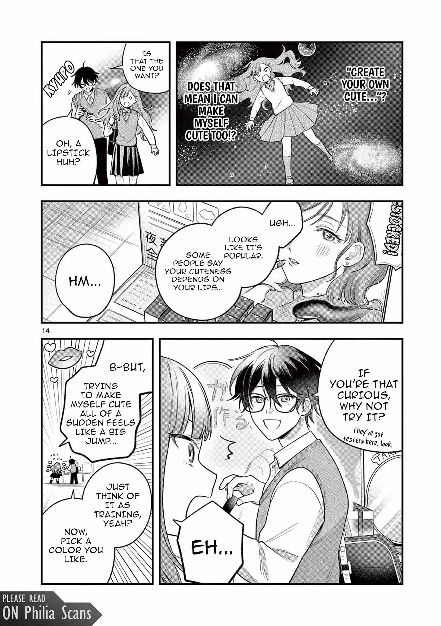 Jyanome-san Wants to Smile! Chapter 3.1 - Page 14